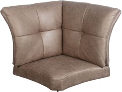 Hoekmodel Bank Lars Dallas Leather, Elephant