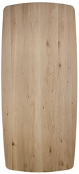 Eiken paneel, 2400x1000x28mm Deens Ovaal