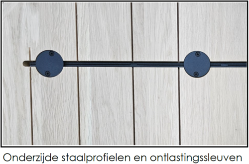 Eiken paneel, 1500x1200x28mm Druppel-2
