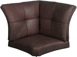 Hoekmodel Bank Lars Dallas Leather, Ebony