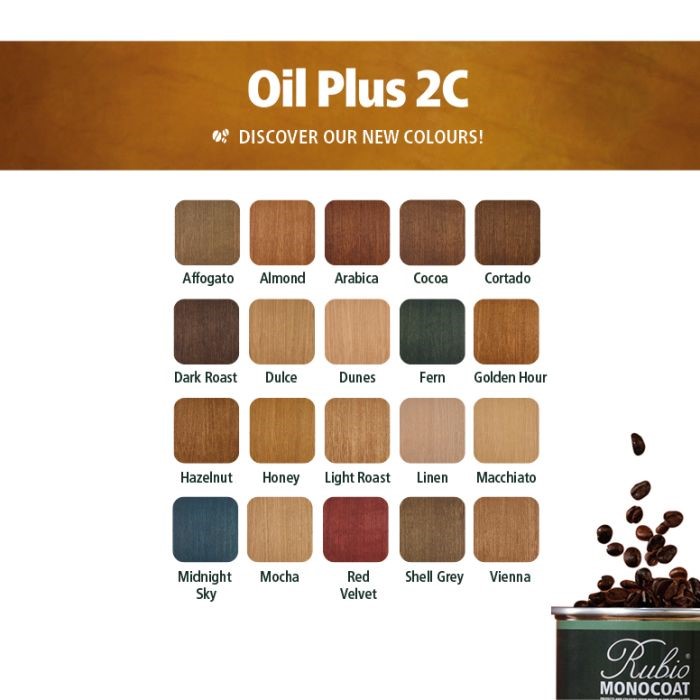 Ontdek de nieuwe kleuren van Rubio Monocoat Olie