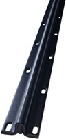 T Profiel 880mm lang; zwart gecoat