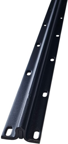 T Profiel 880mm lang; zwart gecoat